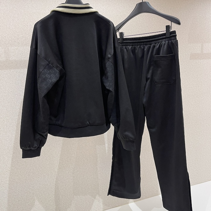 G*u*i technical jersey half zip jacket tracksuit 768614