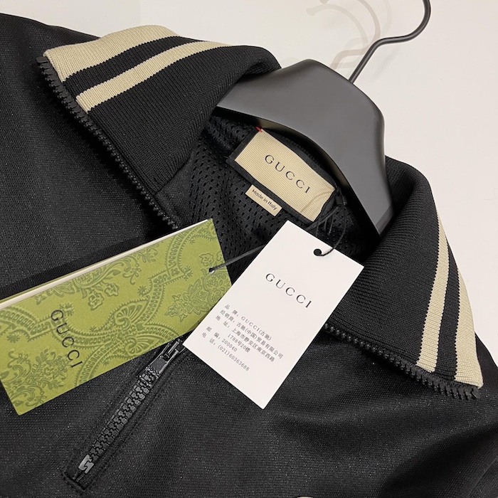 G*u*i technical jersey half zip jacket tracksuit 768614
