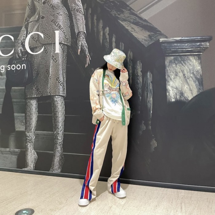 G*u*i tiger cotton t-shirt off white