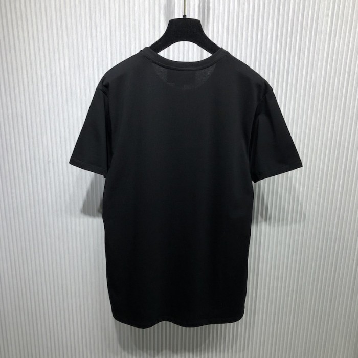 G*u*i vintage logo bunny print cotton jersey t-shirt black