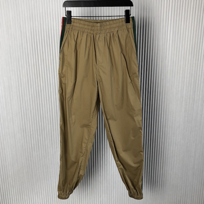 G*u*i web stripe sweatpants