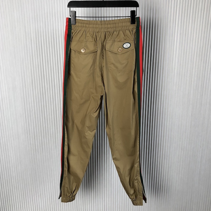 G*u*i web stripe sweatpants