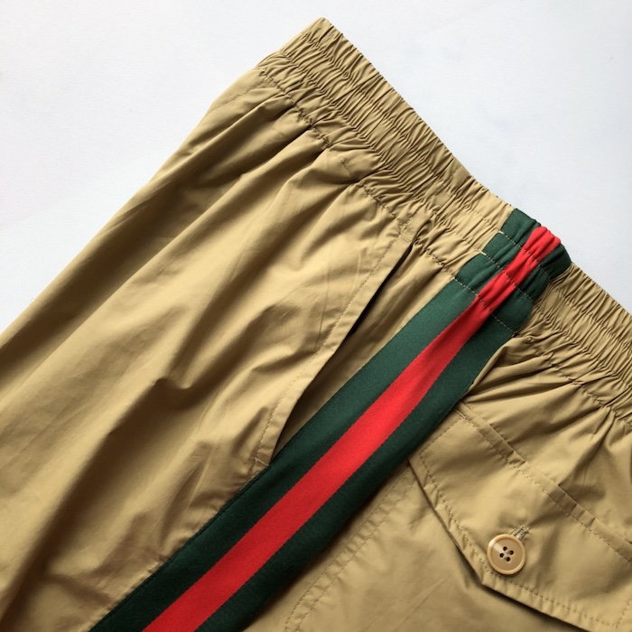 G*u*i web stripe sweatpants