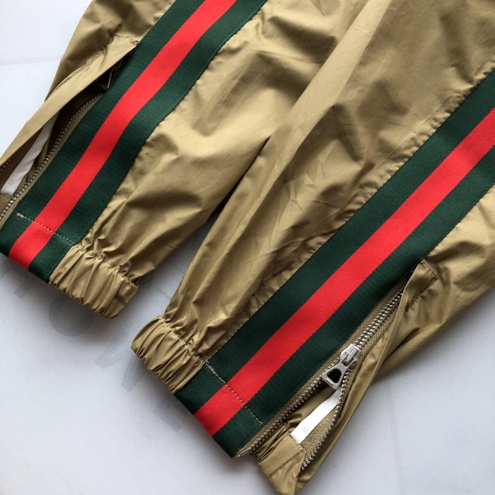 G*u*i web stripe sweatpants