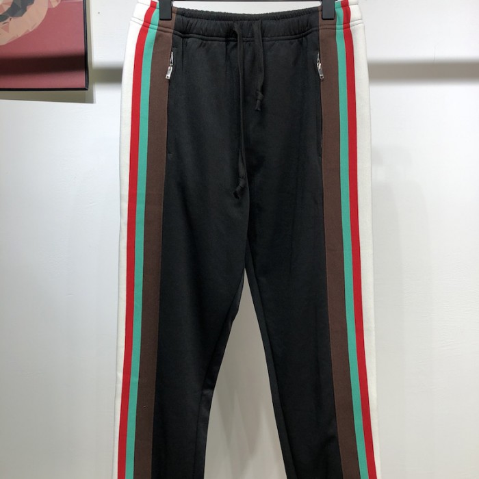 G*u*i webbing trimmed tech jersey tracksuit