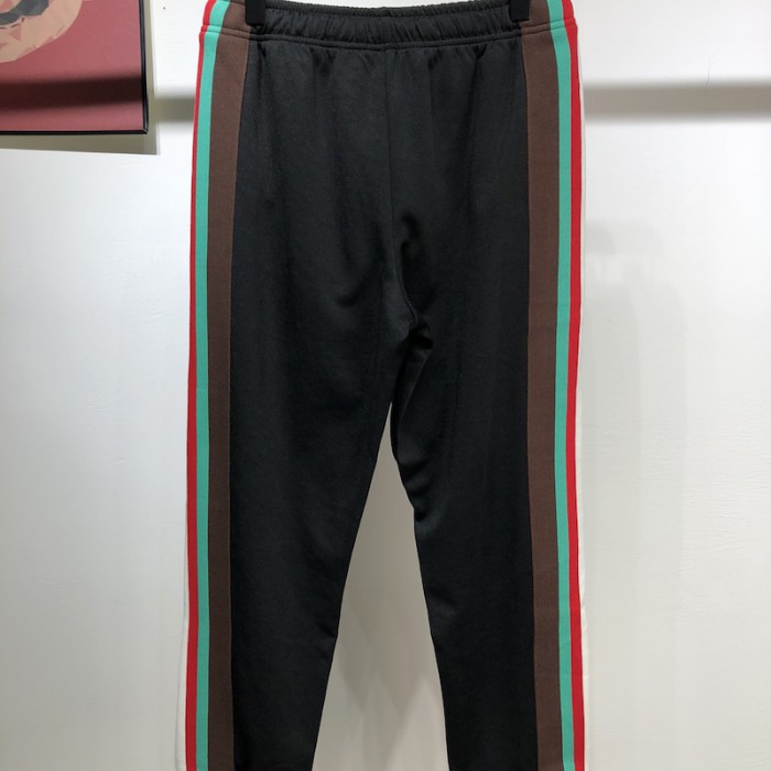 G*u*i webbing trimmed tech jersey tracksuit