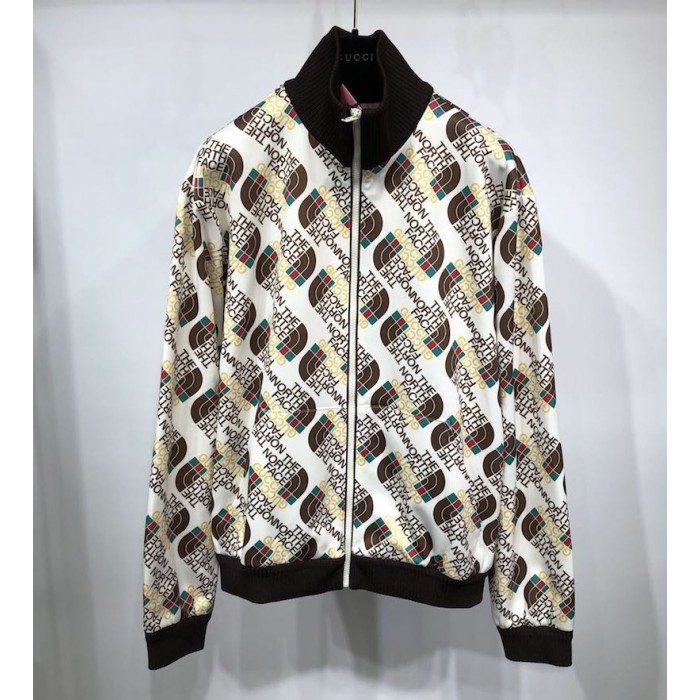 the north face x G*u*i web print technical jersey jacket
