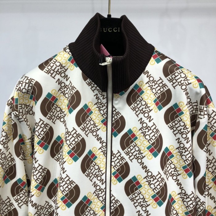 the north face x G*u*i web print technical jersey jacket