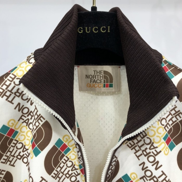 the north face x G*u*i web print technical jersey jacket