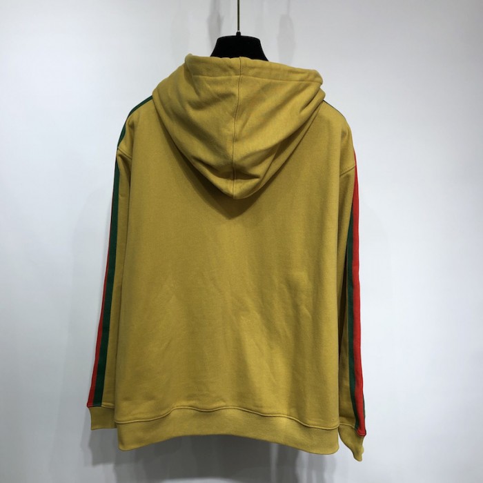 the north face x G*u*i jersey jacket yellow