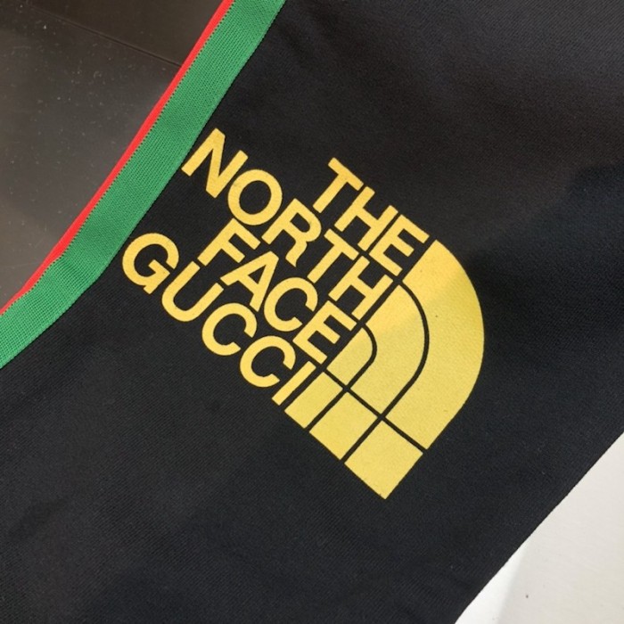 the north face x G*u*i web print cotton jogging bottoms