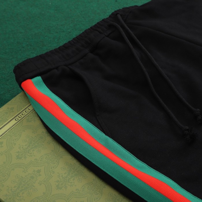 the north face x G*u*i web print cotton jogging bottoms
