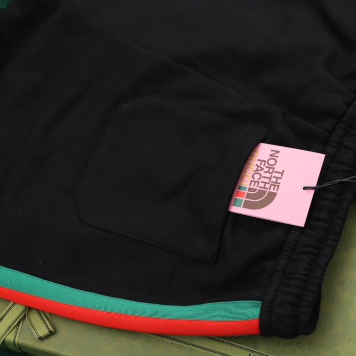 the north face x G*u*i web print cotton jogging bottoms