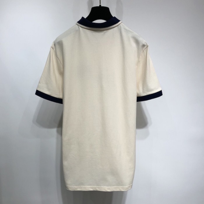 the north face x G*u*i jersey polo white
