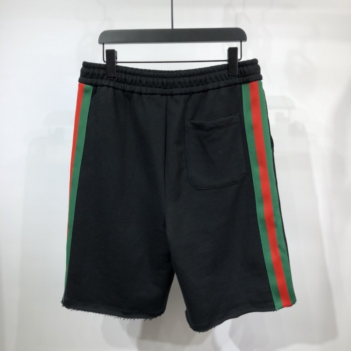 the north face x G*u*i web print cotton short black