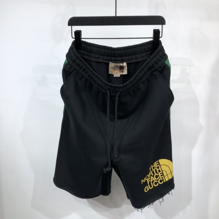 the north face x G*u*i web print cotton short black
