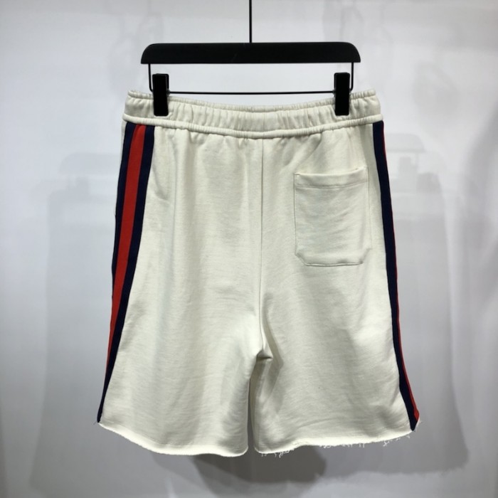 the north face x G*u*i web print cotton short ivory