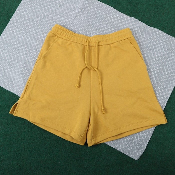 the north face x G*u*i jersey short yellow