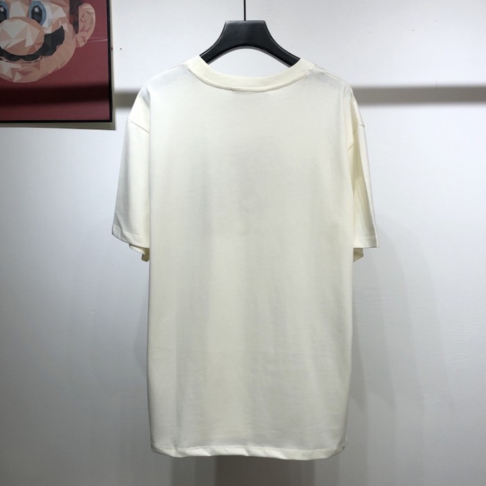 G*u*i x the north face t shirt cream