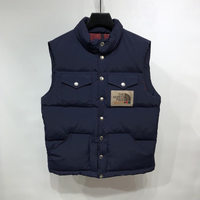 the north face x G*u*i nylon vest black