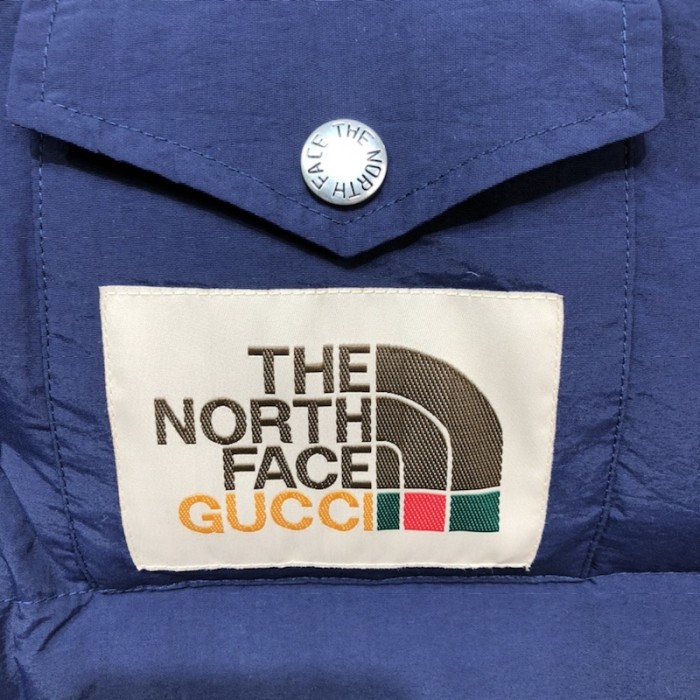 the north face x G*u*i nylon vest black