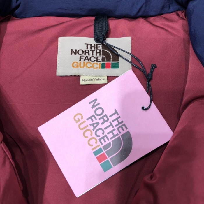 the north face x G*u*i nylon vest black