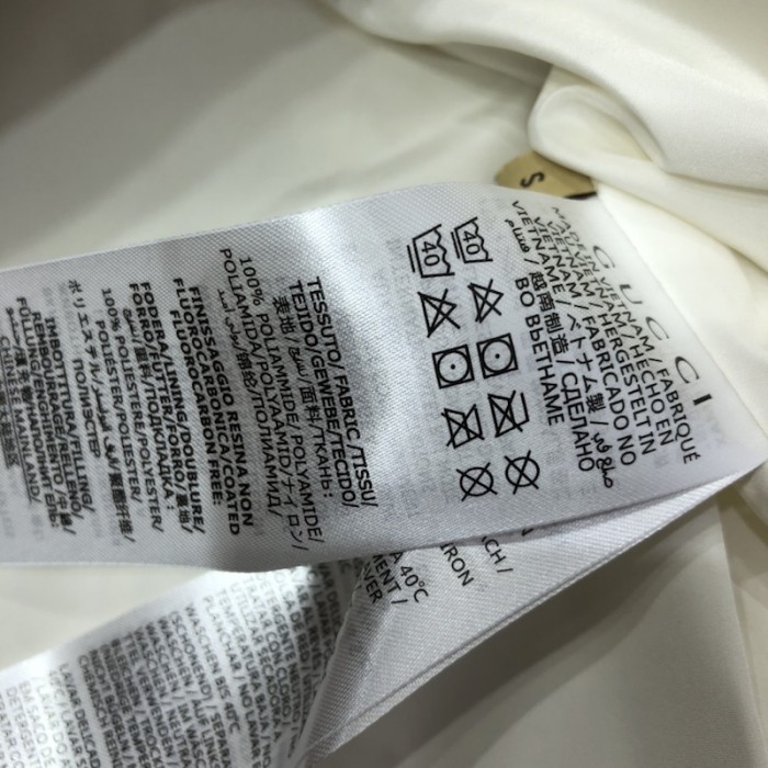 the north face x G*u*i nylon vest white