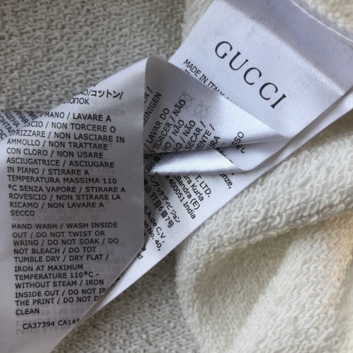 the north face x G*u*i cotton hoodies white