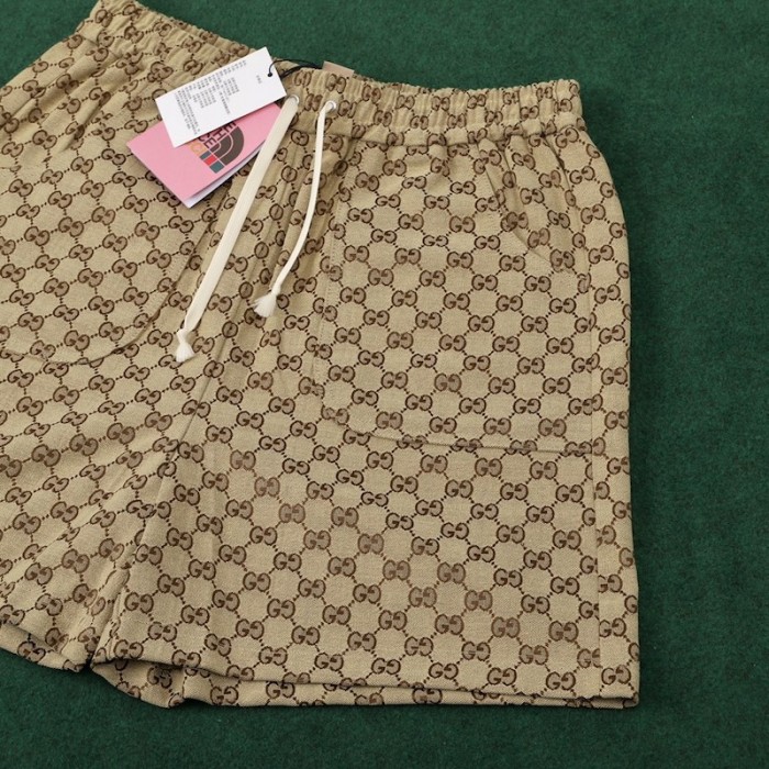 the north face x G*u*i gg canvas short