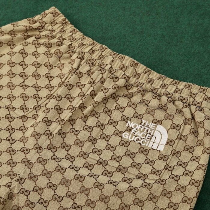 the north face x G*u*i gg canvas short