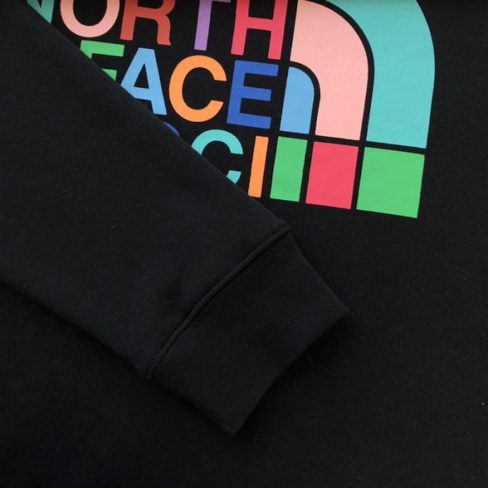 the north face x G*u*i cotton sweatshirt black