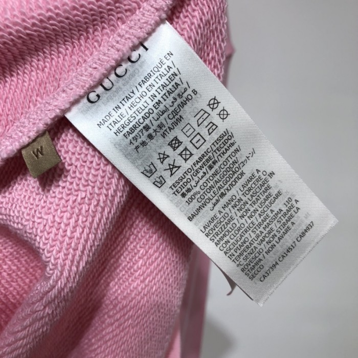 the north face x G*u*i hoodie / black cat pink