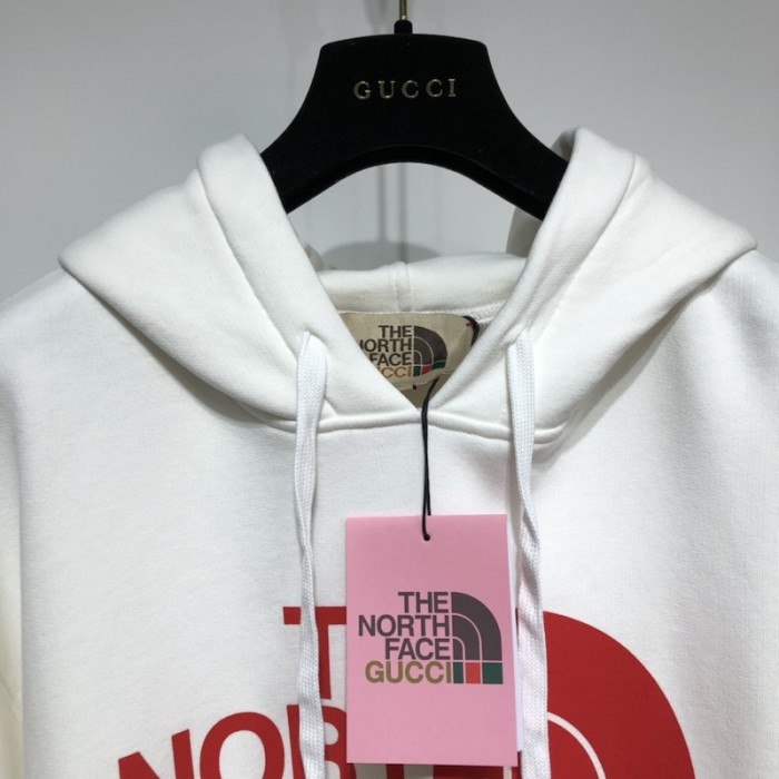 the north face x G*u*i hoodie / black cat white