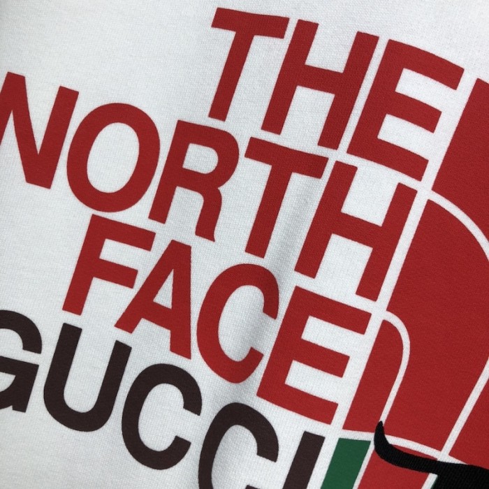 the north face x G*u*i hoodie / black cat white