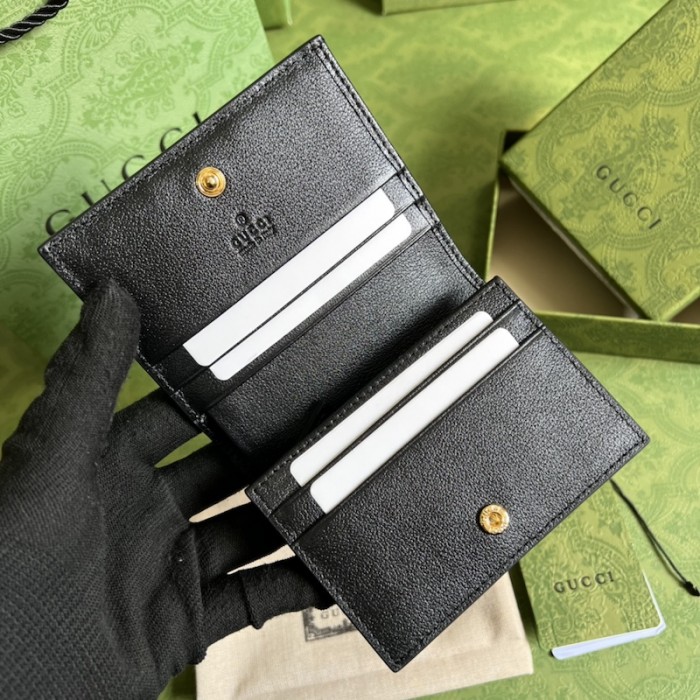 G*u*i gg card case wallet ‎676150 white