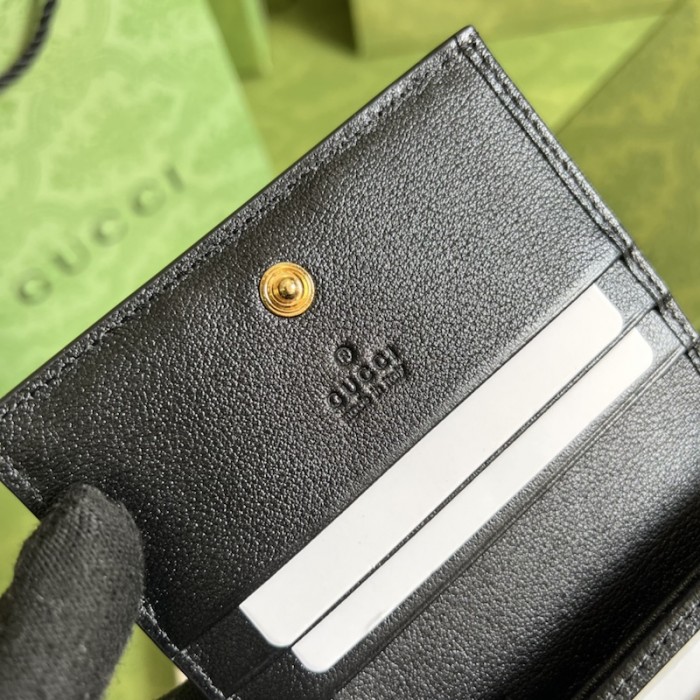 G*u*i gg card case wallet ‎676150 white