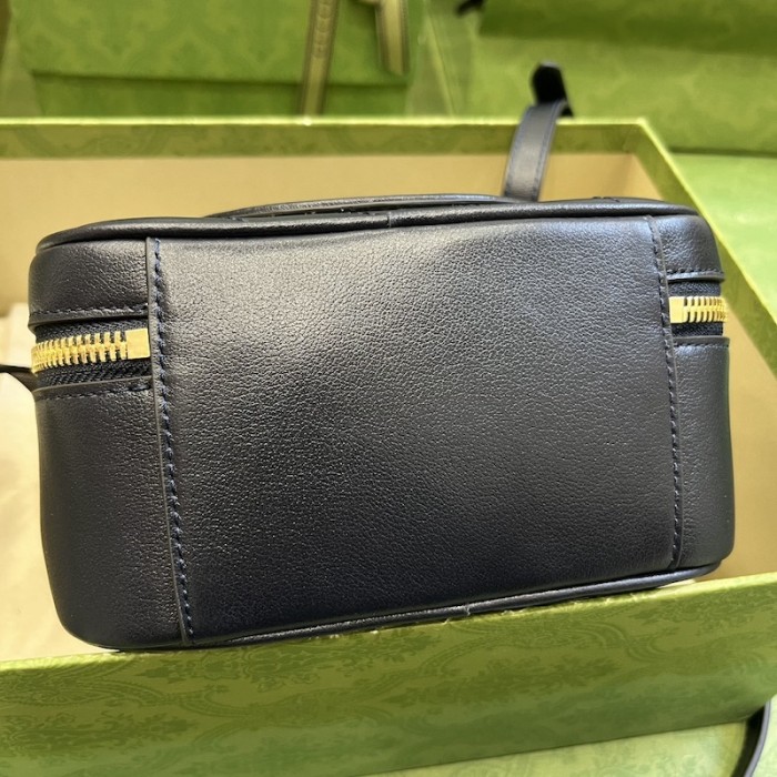 G*u*i blondie top handle bag blue 744434