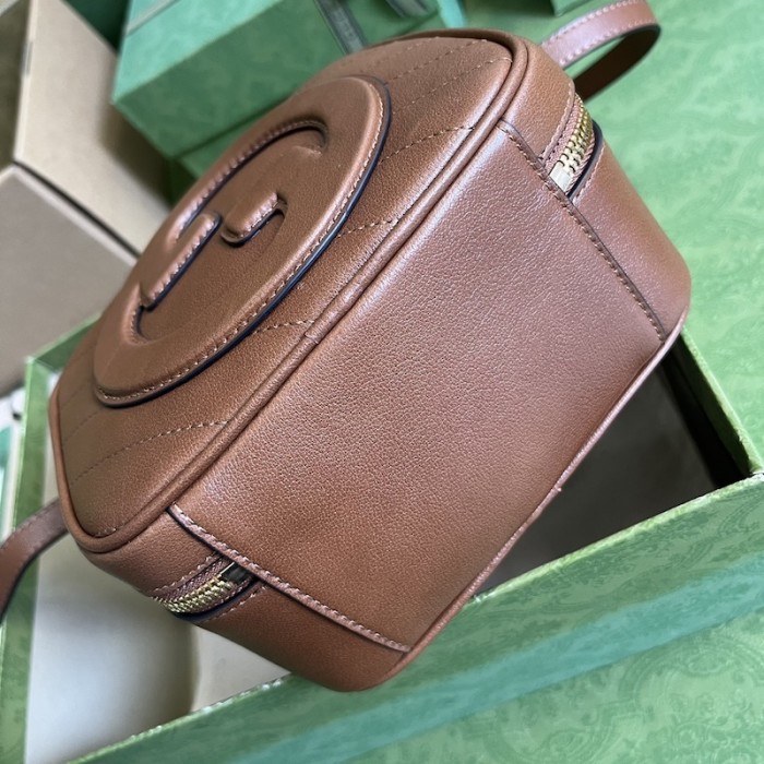 G*u*i blondie top handle bag brown ‎744434