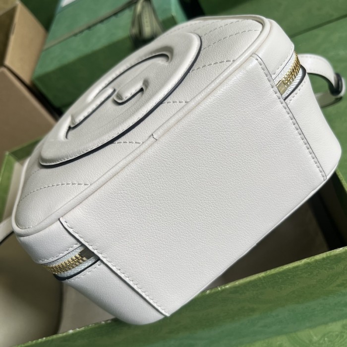G*u*i blondie top handle bag white ‎744434