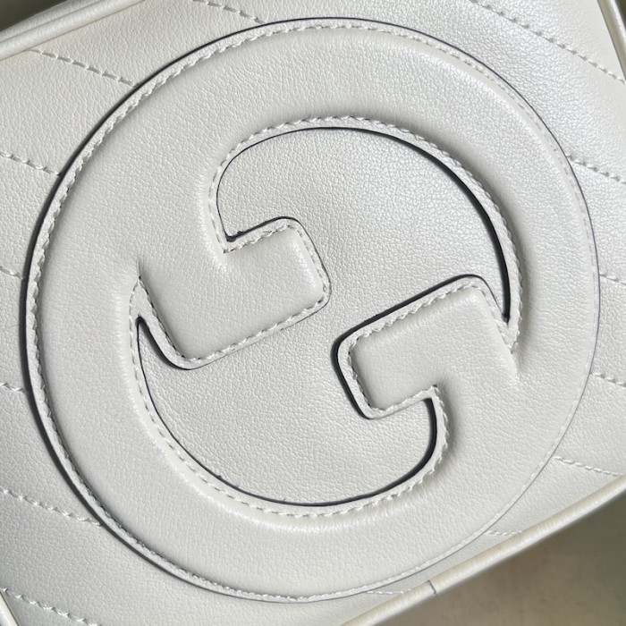 G*u*i blondie top handle bag white ‎744434