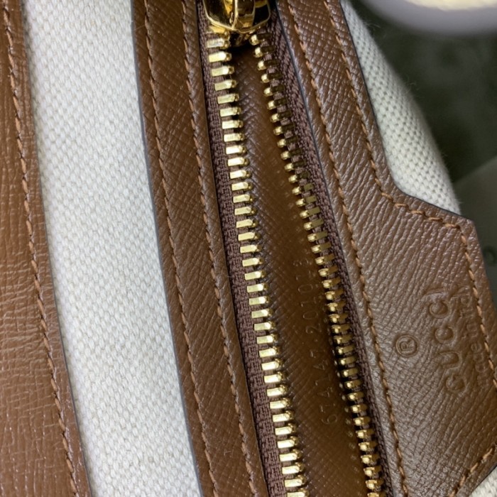 G*u*i backpack with interlocking g 674147 brown
