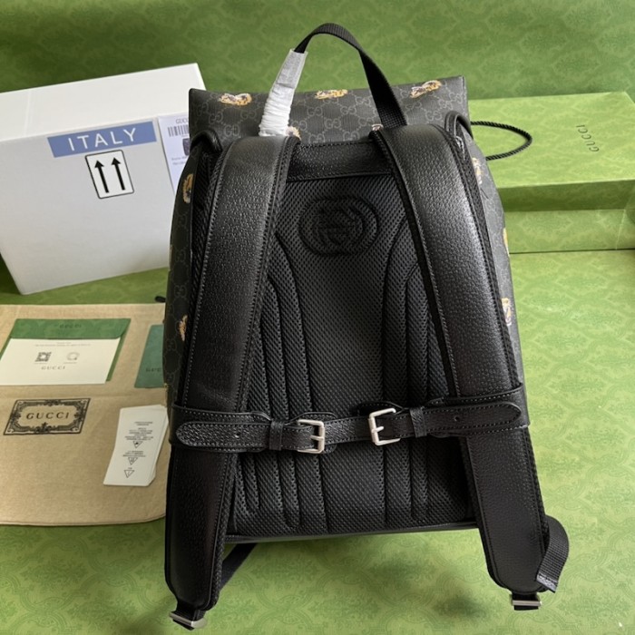 G*u*i gg medium backpack with tiger print 696013