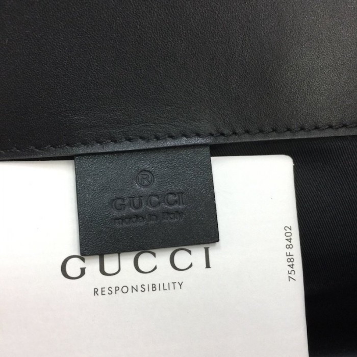 g*u*i gg black Sup*e backpack 495563