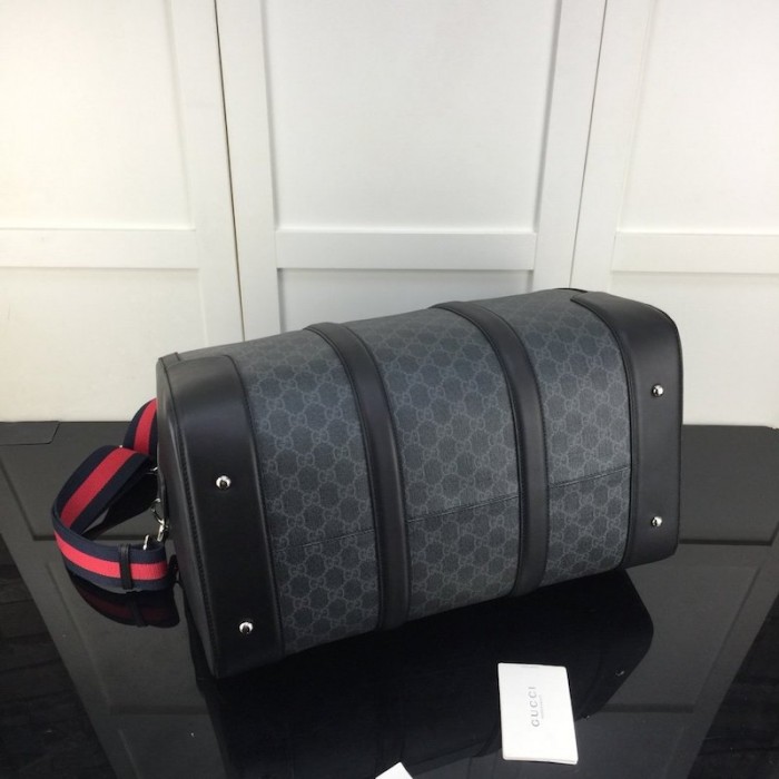 G*u*i gg black carry-on duffle bag 474131