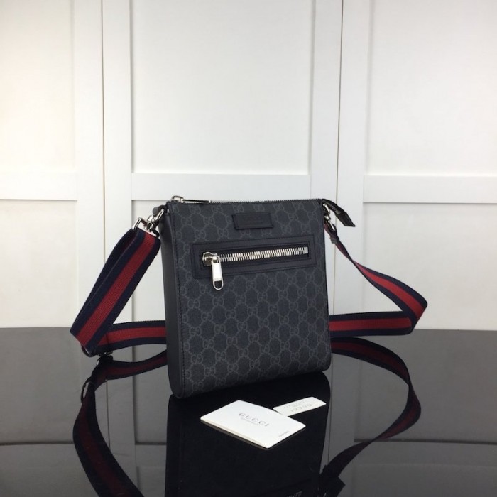 G*u*i gg black small messenger bag 523599