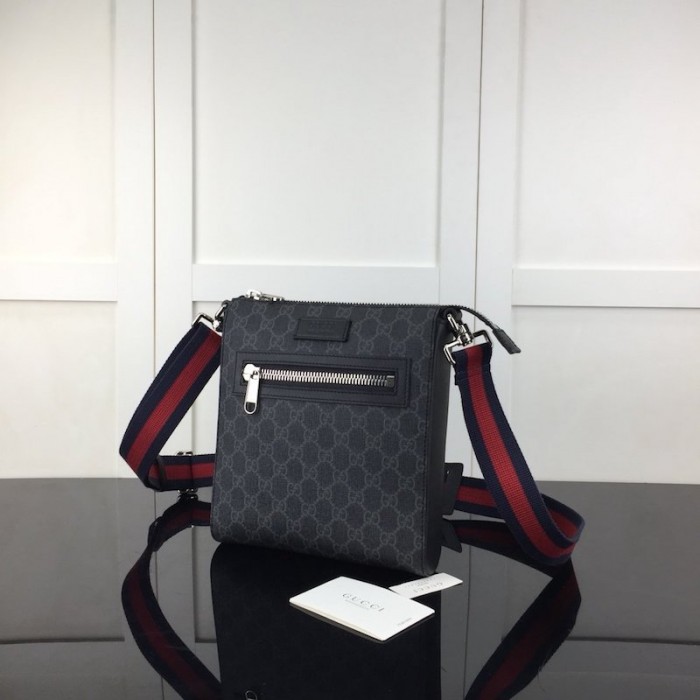 G*u*i gg black small messenger bag 523599