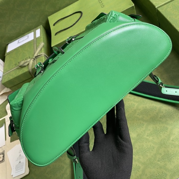 G*u*i gg embossed backpack green 625770