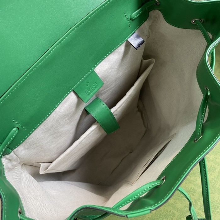 G*u*i gg embossed backpack green 625770