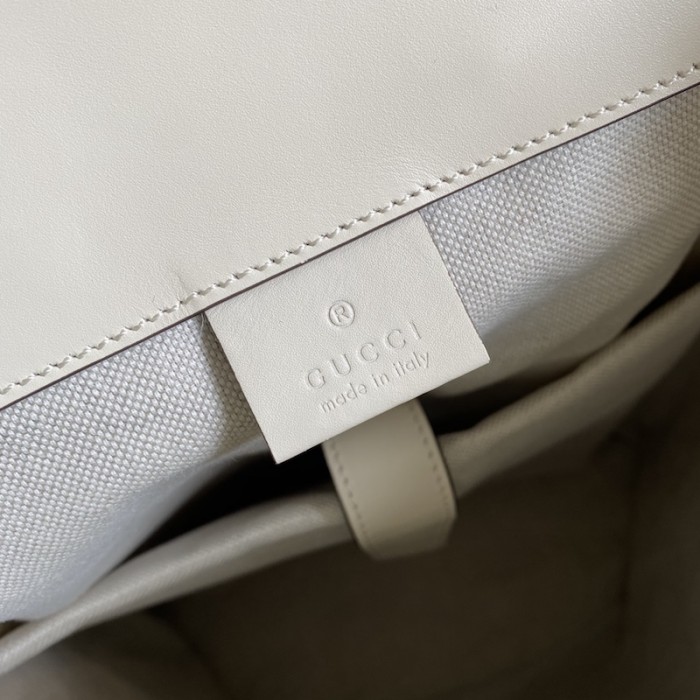 G*u*i gg embossed backpack white 625770