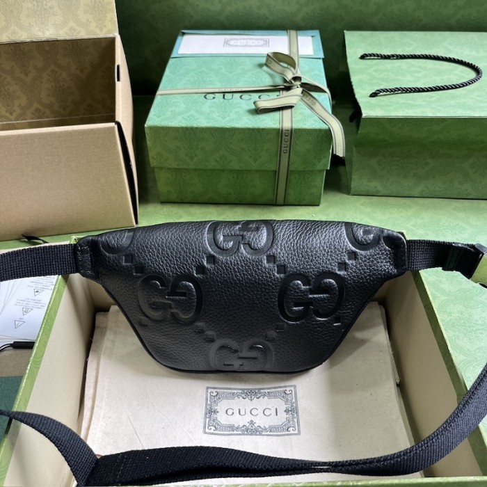 G*u*i jumbo gg small belt bag black 658582